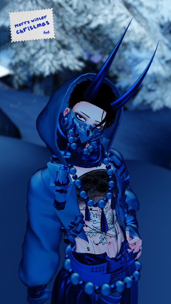 【VRChat】 " Merry Winter Christmas" : Artist's Premium Tattoo Pack / Tattoo, タトゥー、刺青、イレーズ味を出せる、 みんなのタトゥーテクスチャー