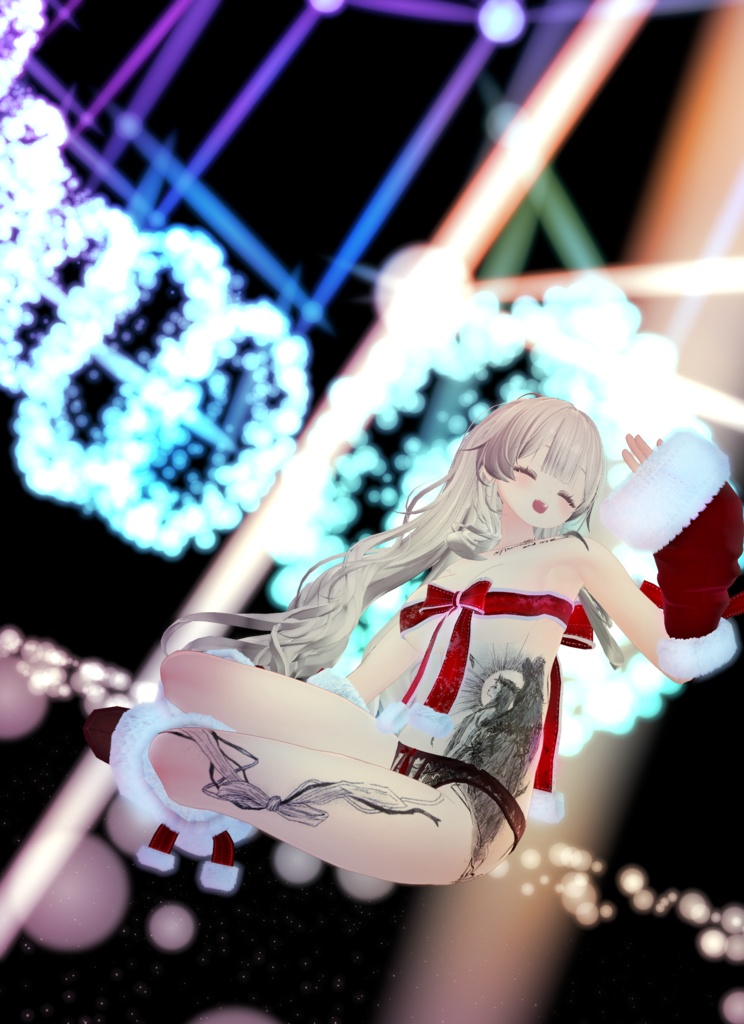 【VRChat】 " Merry Winter Christmas" : Artist's Premium Tattoo Pack / Tattoo, タトゥー、刺青、イレーズ味を出せる、 みんなのタトゥーテクスチャー