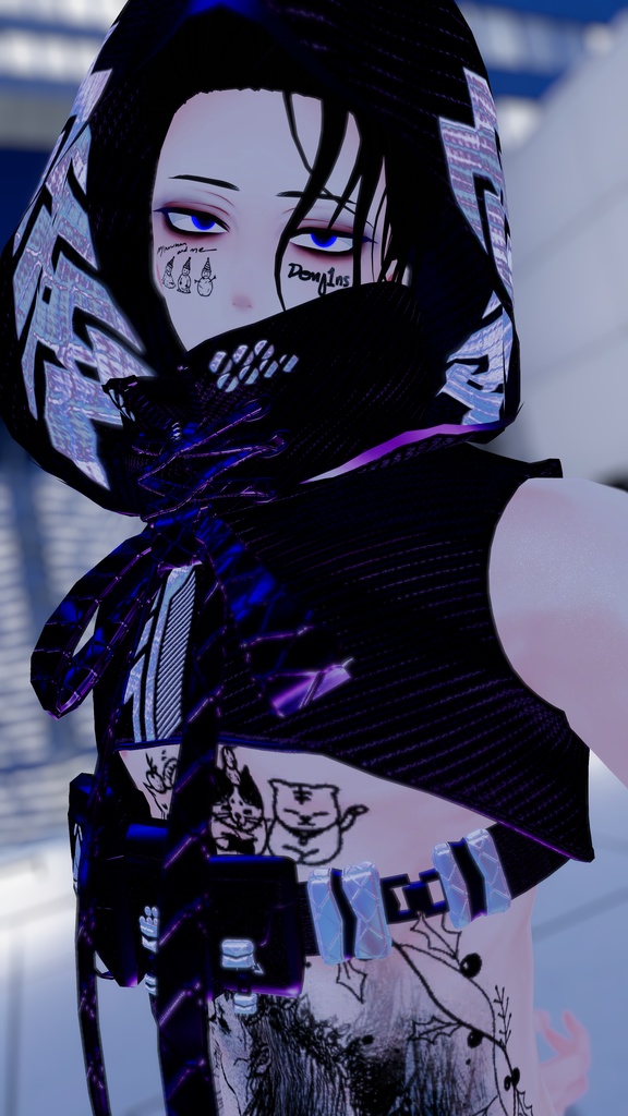 【VRChat】 " Merry Winter Christmas" : Artist's Premium Tattoo Pack / Tattoo, タトゥー、刺青、イレーズ味を出せる、 みんなのタトゥーテクスチャー