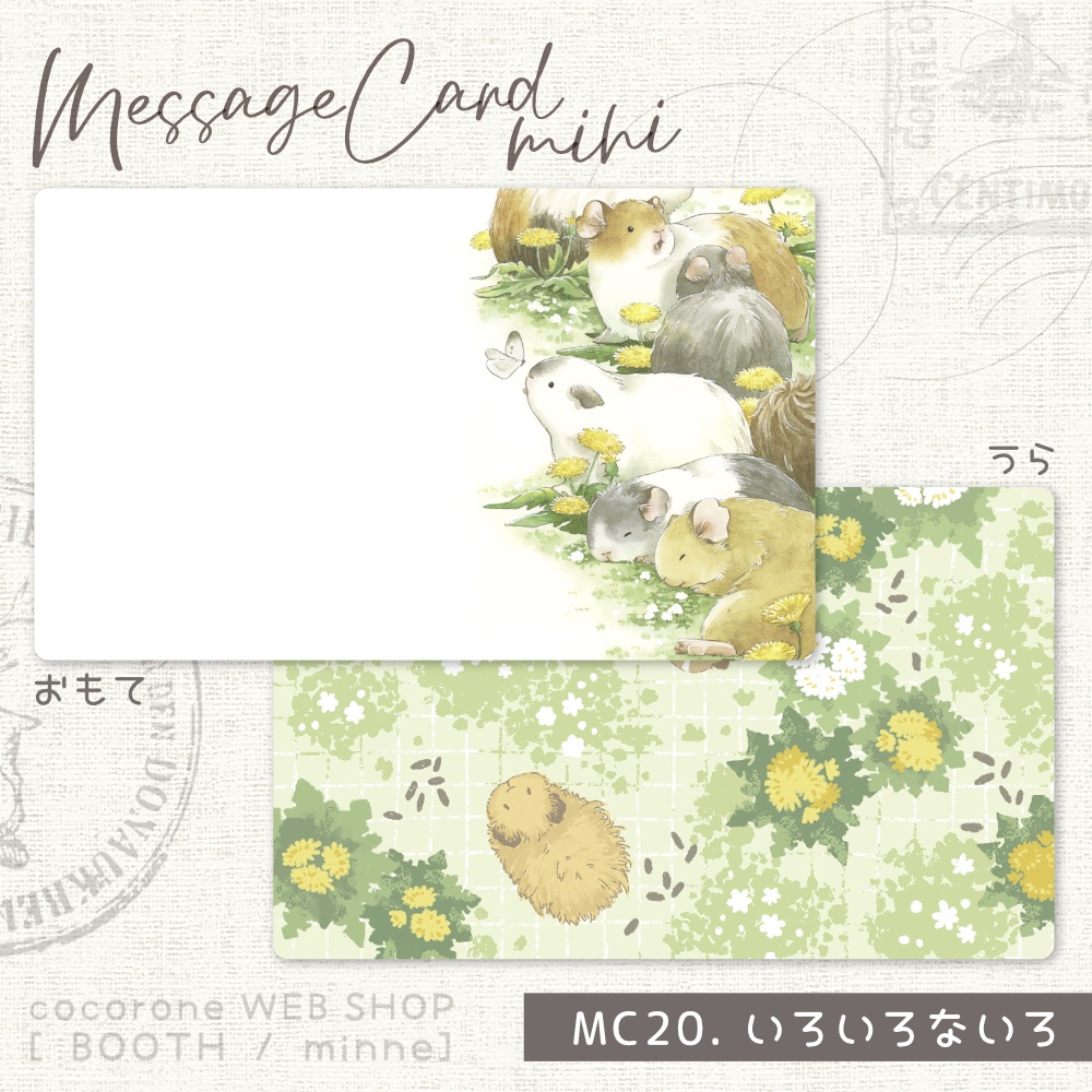 メッセージカード「いろいろないろ」