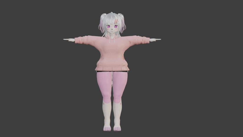 Tara 3D model for VRChat and Vtubing