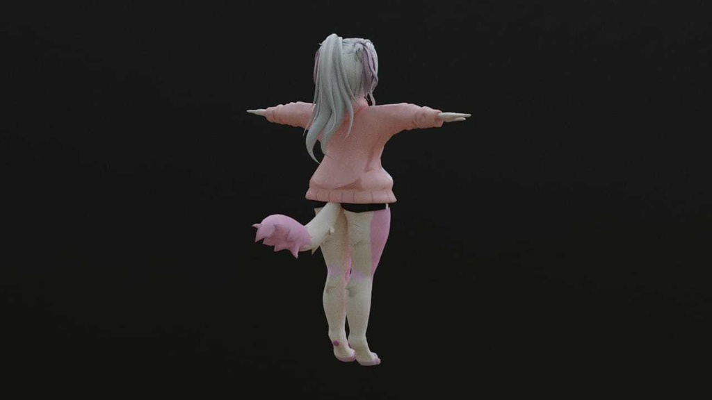 Tara 3D model for VRChat and Vtubing