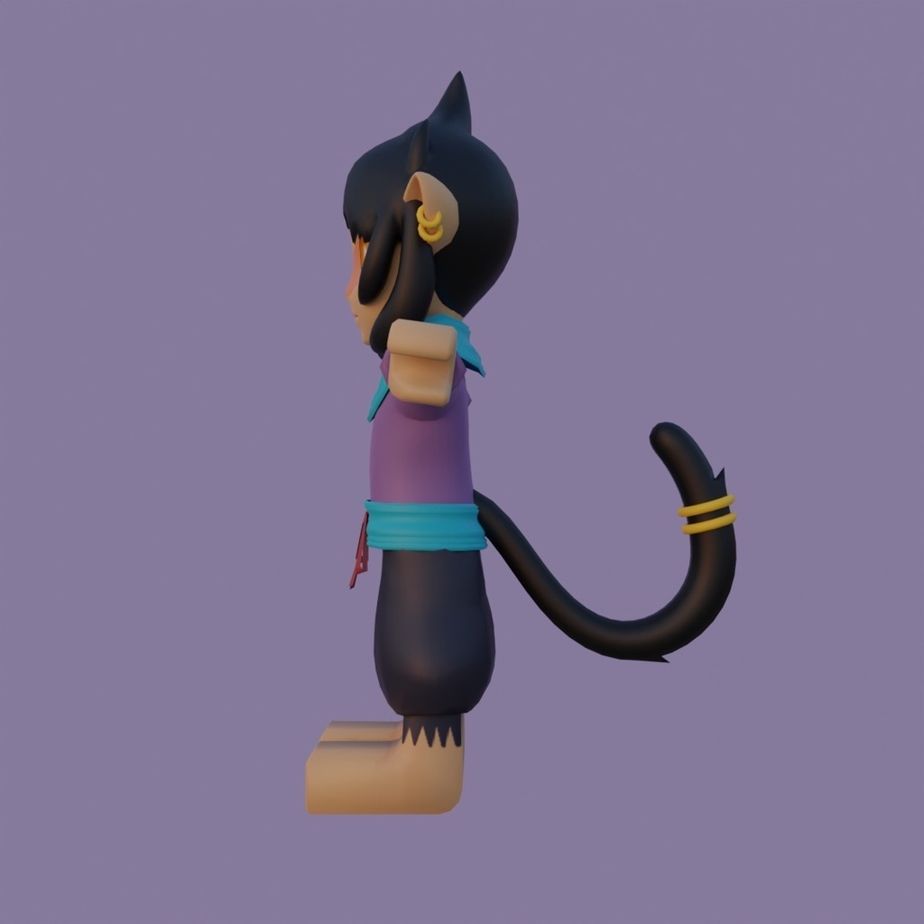 Leo Anime based VRChat and Vtubing Avatar