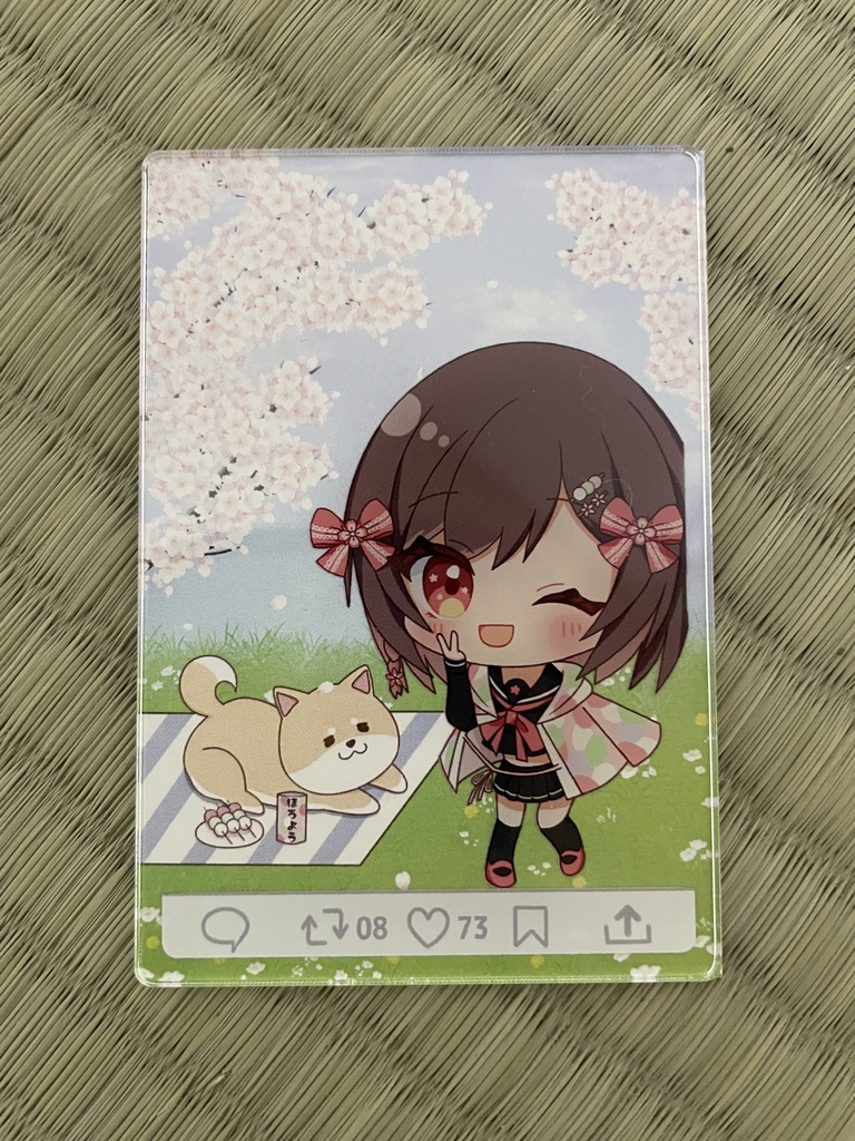 お花見アクリルカード（400人記念）