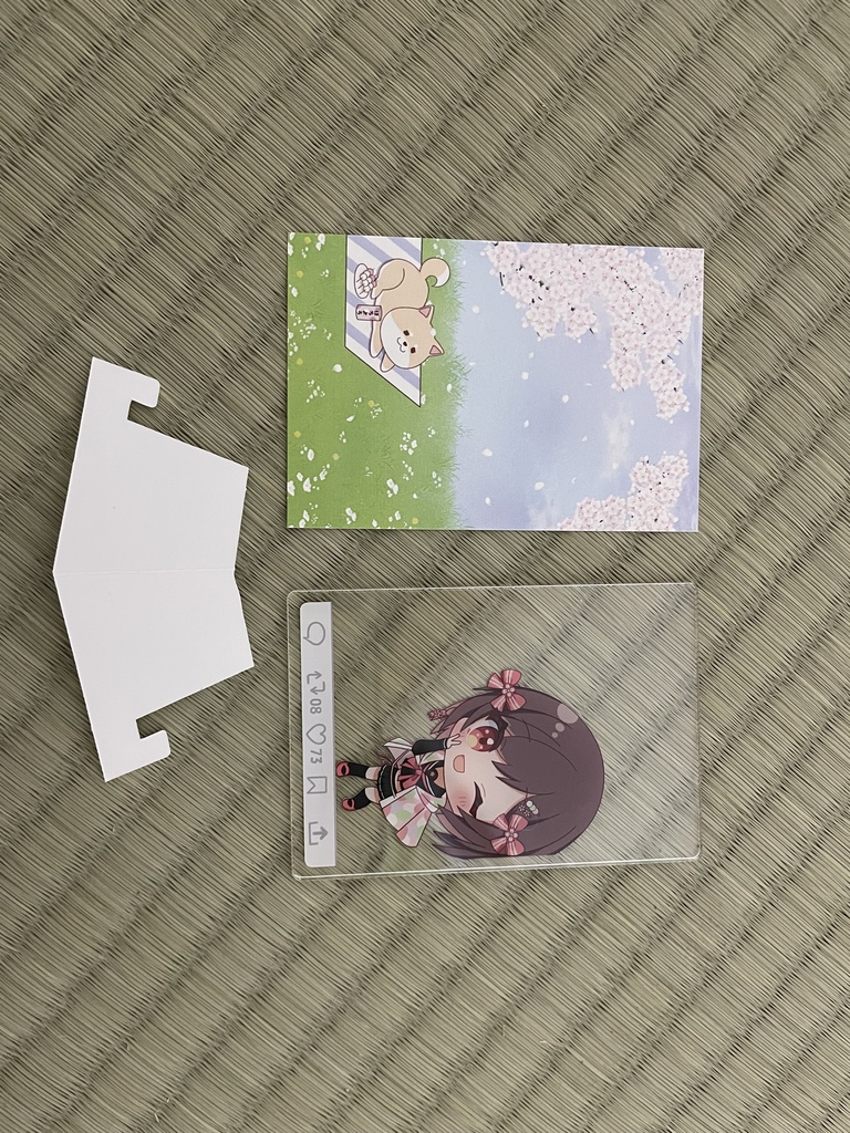 お花見アクリルカード(400人記念)