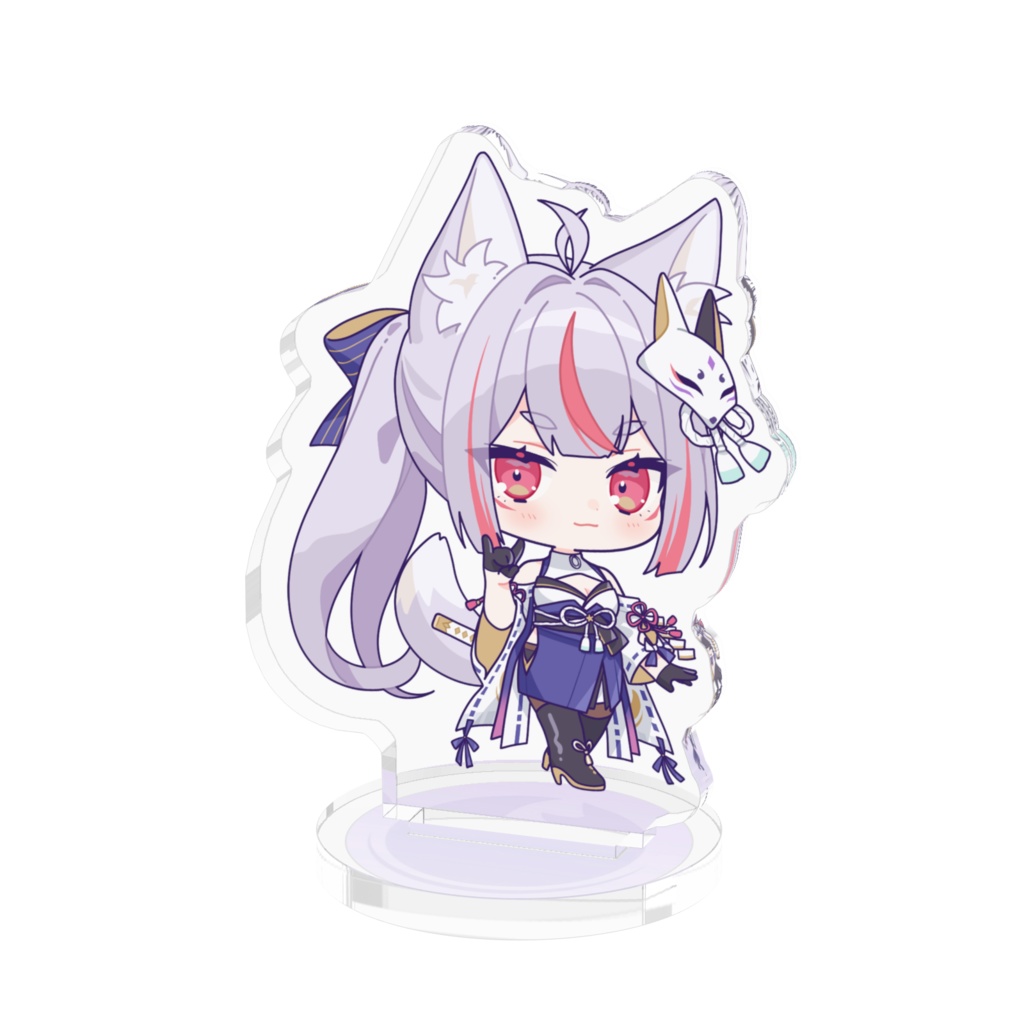 雪尾紺 新モデル アクリルフィギュア［SDキャラ］