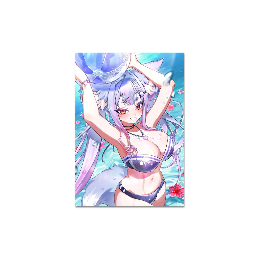 雪尾紺の夏グッズ2026「水着A2布ポスター」