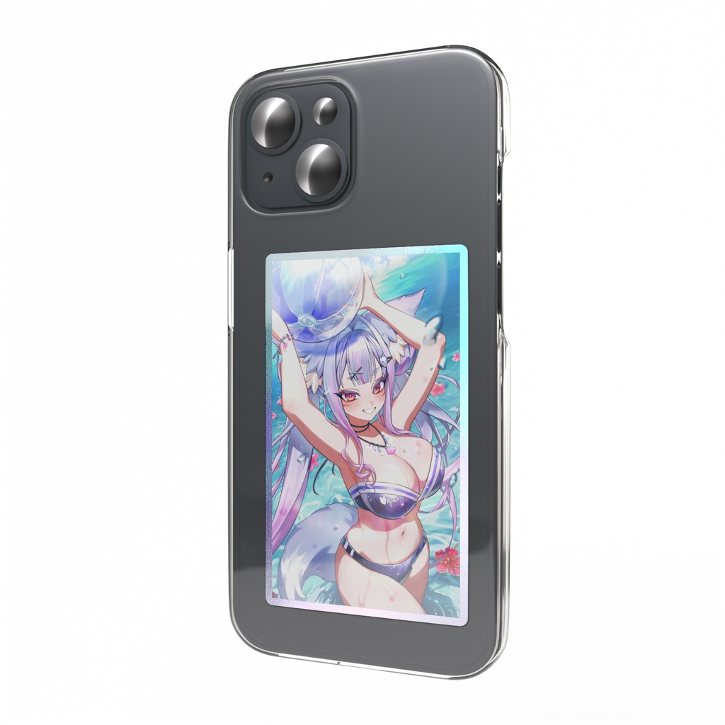 雪尾紺の夏グッズ2026「オーロラスマホステッカー」