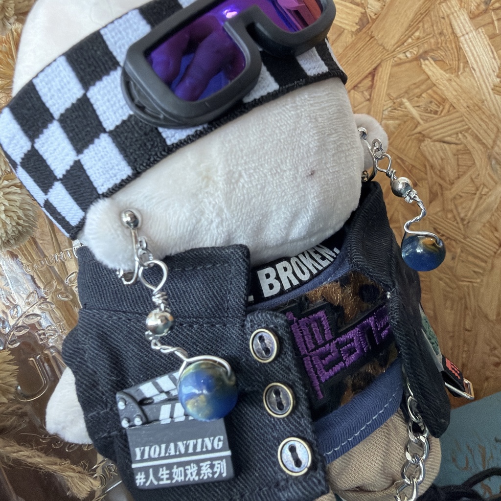 10cm15cmぬい用深海ワイヤーイヤリング