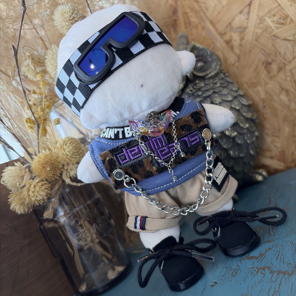 10cm15cmぬい用天使チョーカー