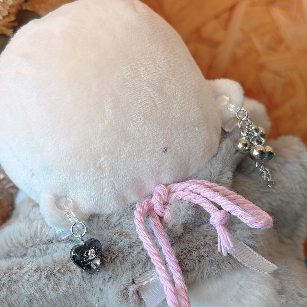 10cm15cmぬい用 蜘蛛モチーフイヤリング