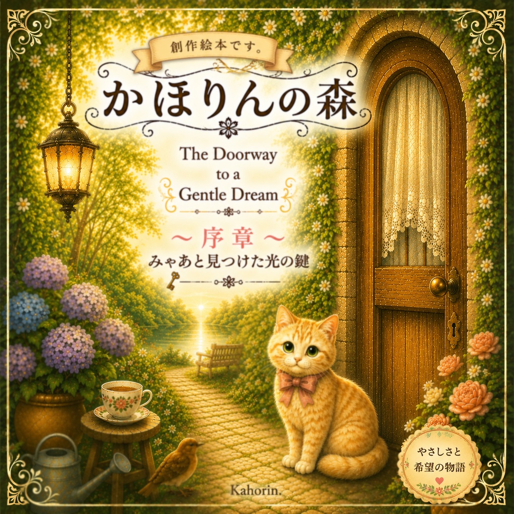 かほりんの森【序章】みゃあと見つけた光の鍵　創作絵本