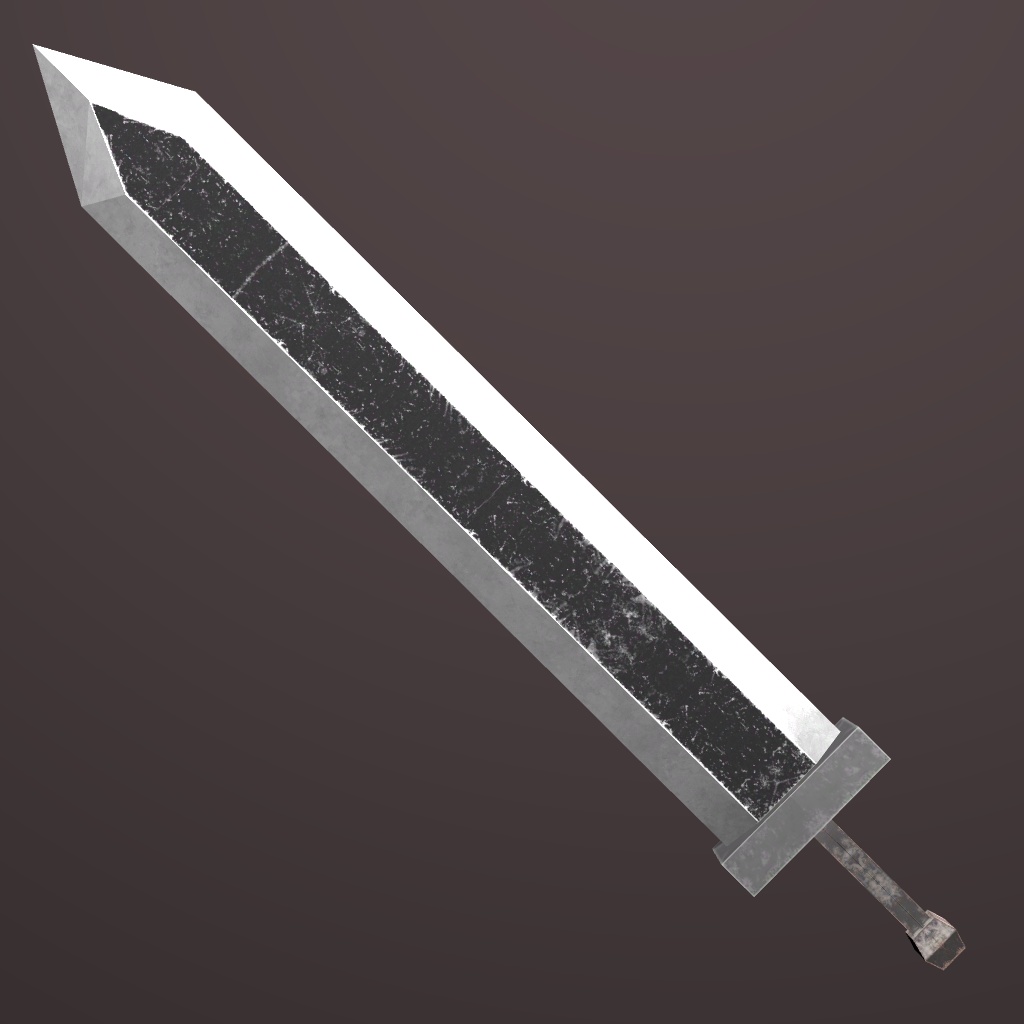 【3Dモデル】大剣・対艦刀(フリートスレイヤー)