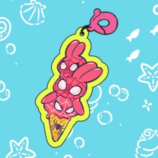 うさぎ三兄弟ミニチャーム