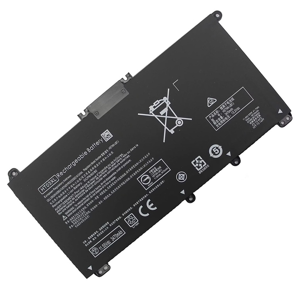 HP HT03XL HTO3XL HT03041XLバッテリー交換用長寿命