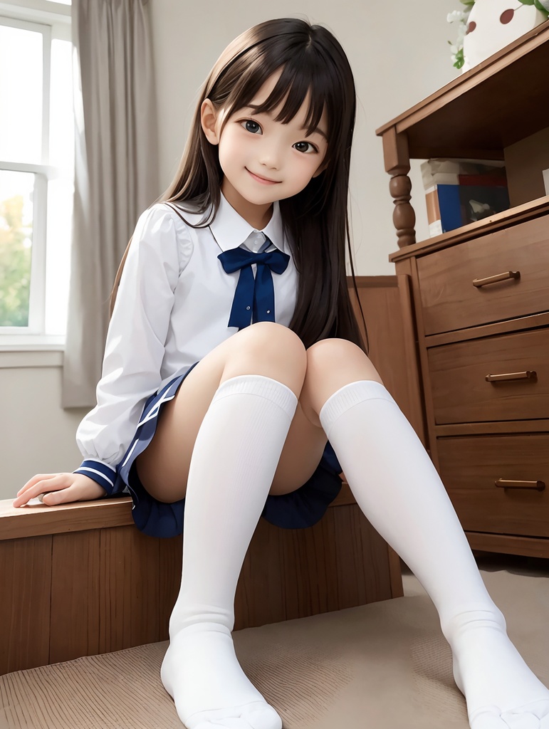 ニーソな女の子