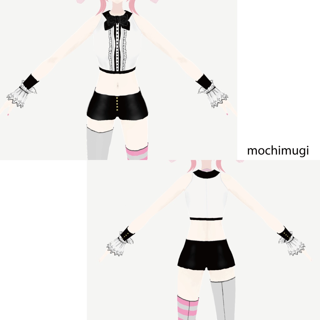 【VRoid】お洋服セット【Hari】