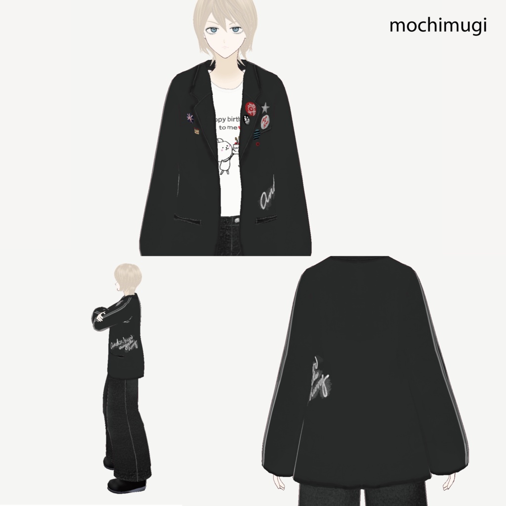 【VRoid】お洋服セット【en】