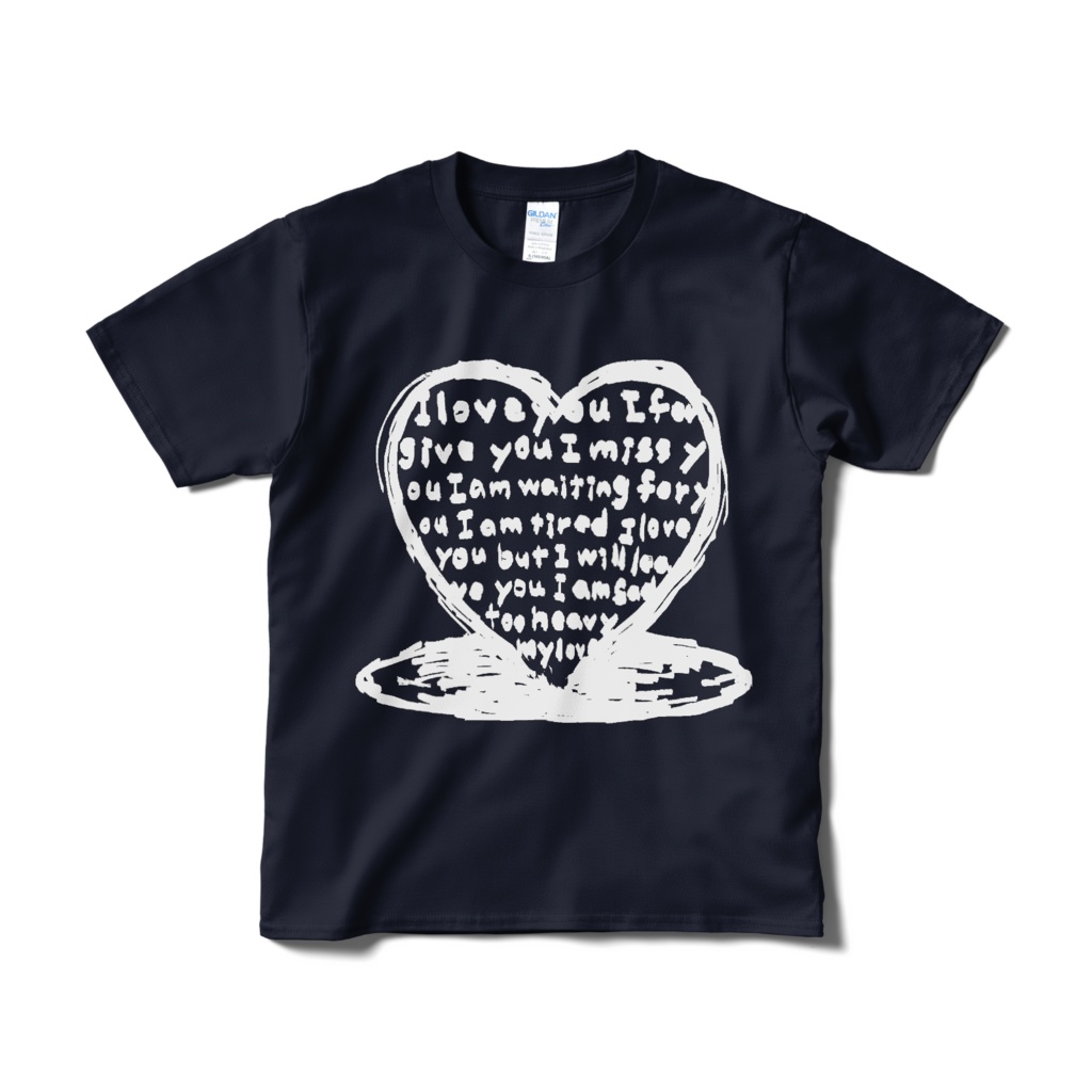 Heavy my love Tシャツ
