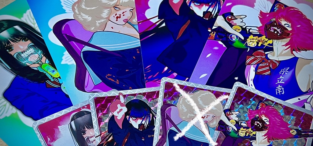 STICKER & POSTCARD ALL IN BUNDLE