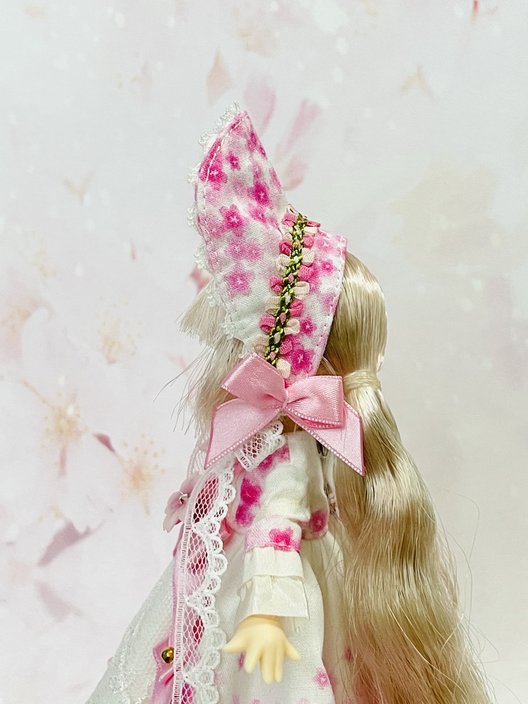 【オビツ11】桜のドレスセット【ピコP】