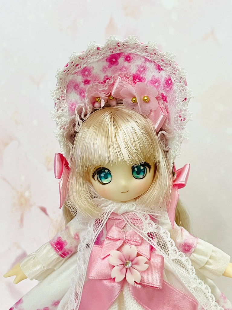 【オビツ11】桜のドレスセット【ピコP】