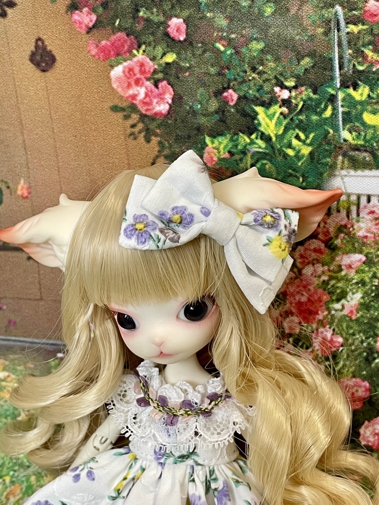 【ミニキティ】花柄のワンピースセット