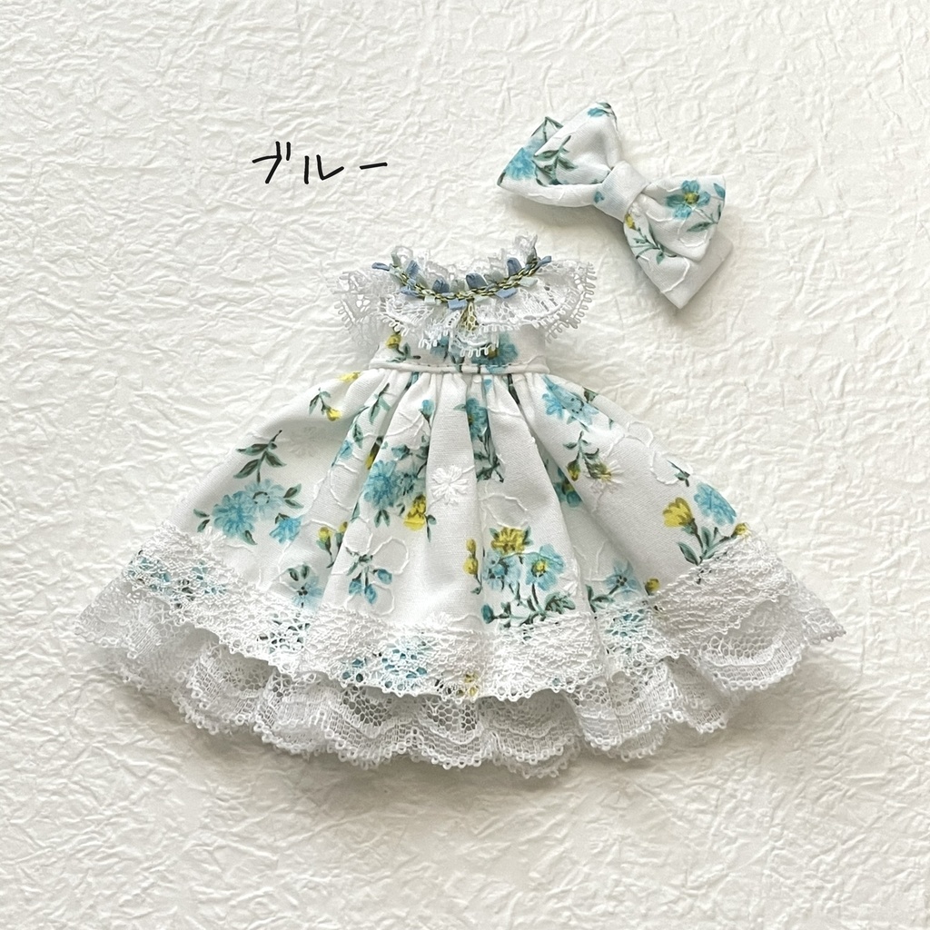 【ミニキティ】花柄のワンピースセット