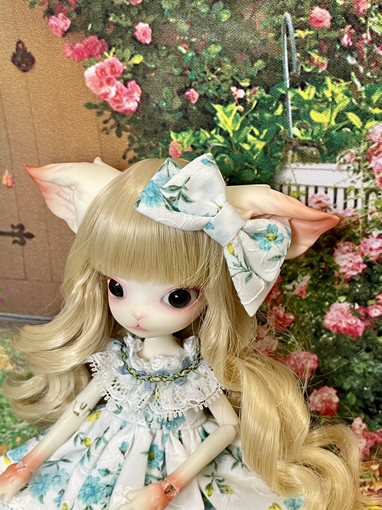 【ミニキティ】花柄のワンピースセット