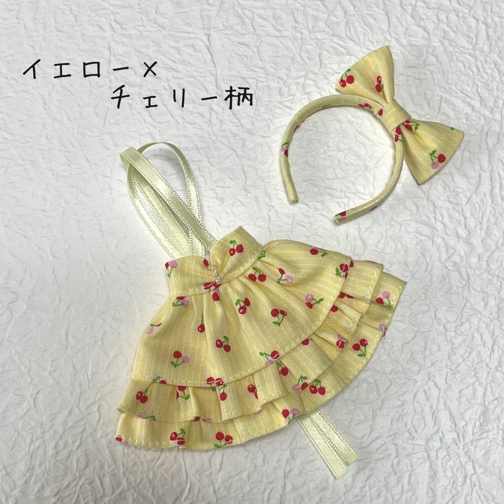 【オビツ11】ティアードフリルワンピースセット