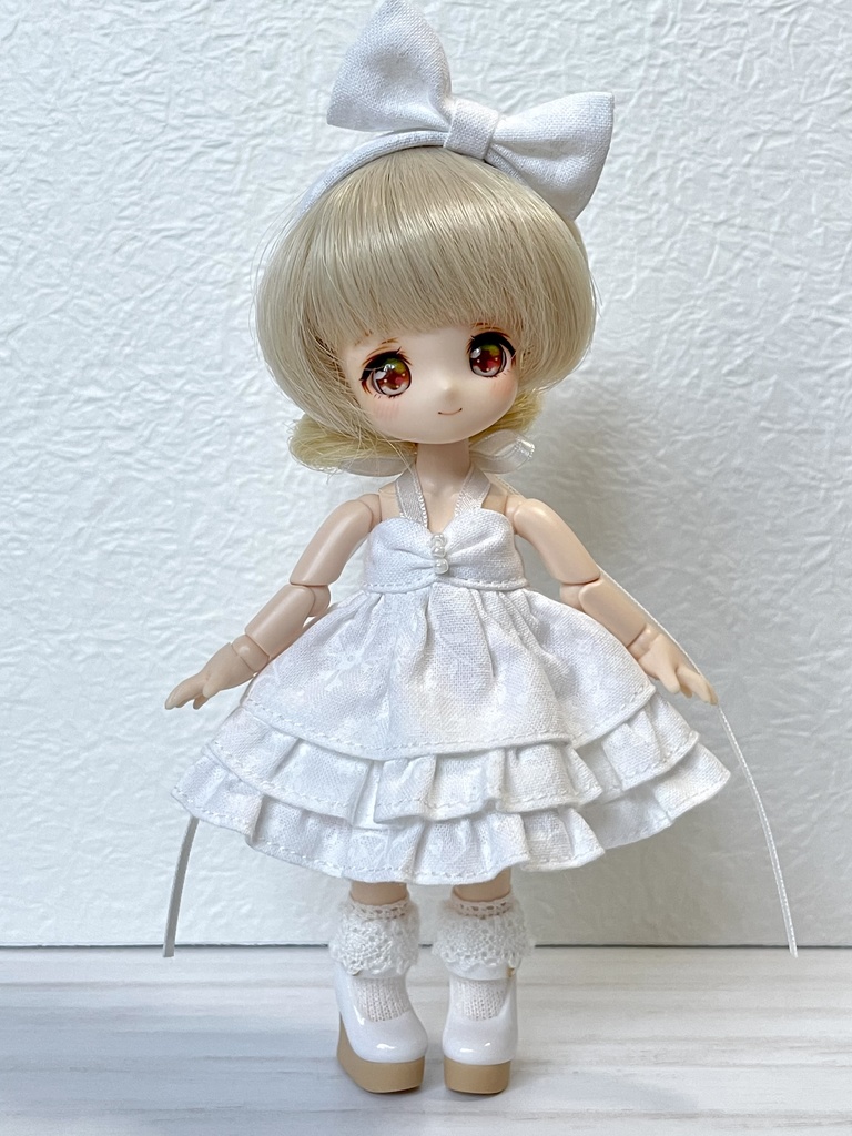 【オビツ11】ティアードフリルワンピースセット