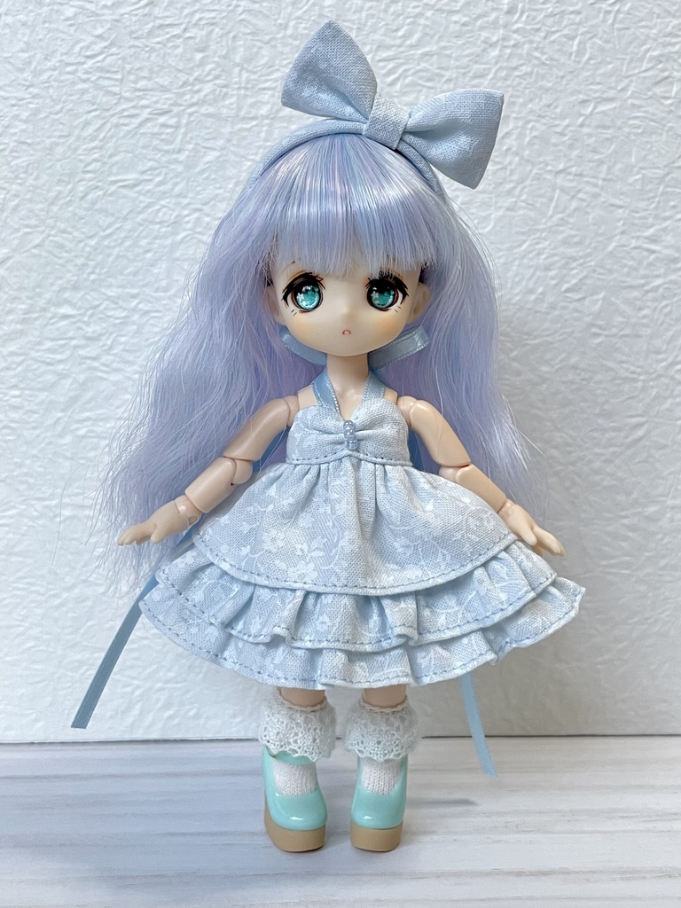 【オビツ11】ティアードフリルワンピースセット