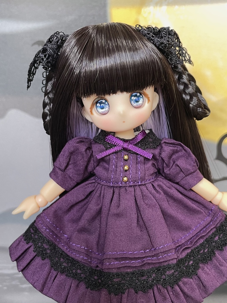 【オビツ11】ピンタックワンピース【ピコP】