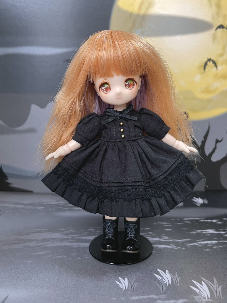 【オビツ11】ピンタックワンピース【ピコP】