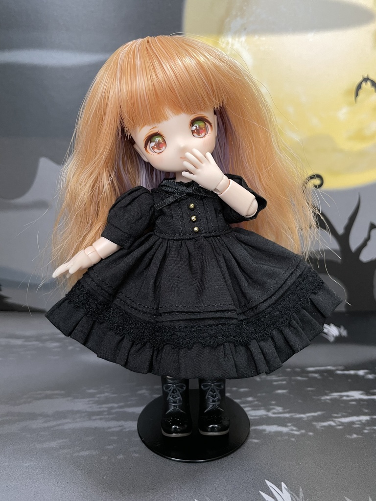 【オビツ11】ピンタックワンピース【ピコP】