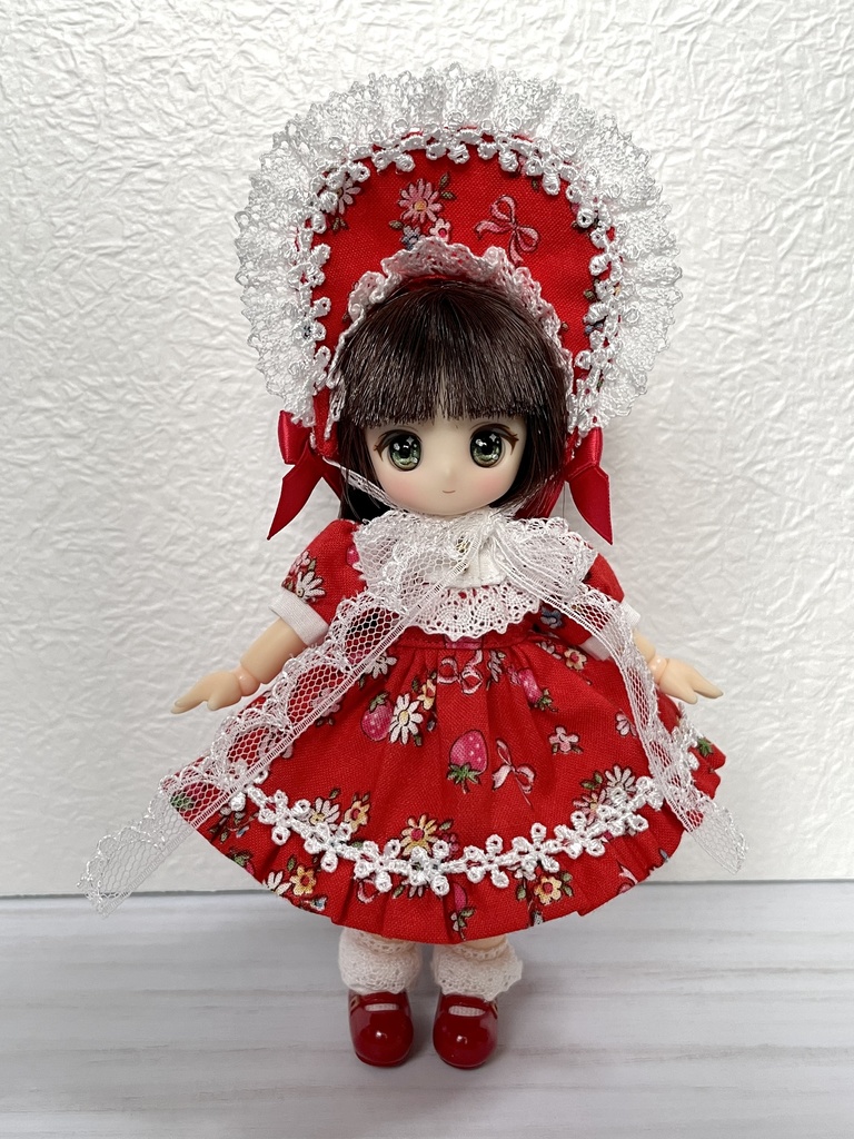 【オビツ11】レトロなワンピースセット【ピコP】