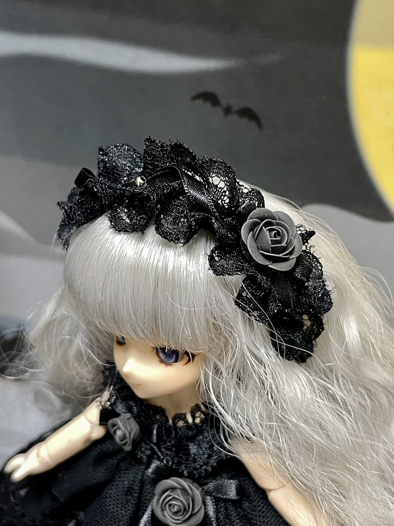 【オビツ11】プラックレースのドレスセット【ピコP】