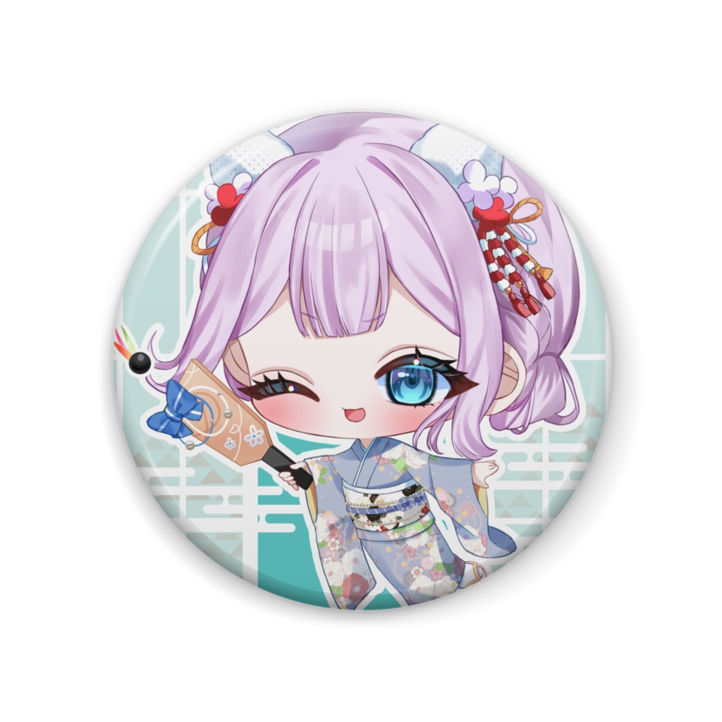 缶バッジ／謹賀新年SD2024／スチール