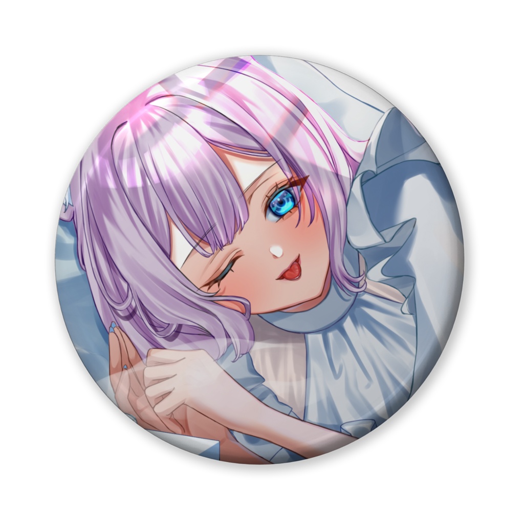 缶バッジ/茶来未VTuberアンバサダー記念お昼寝(2)/ブリキ