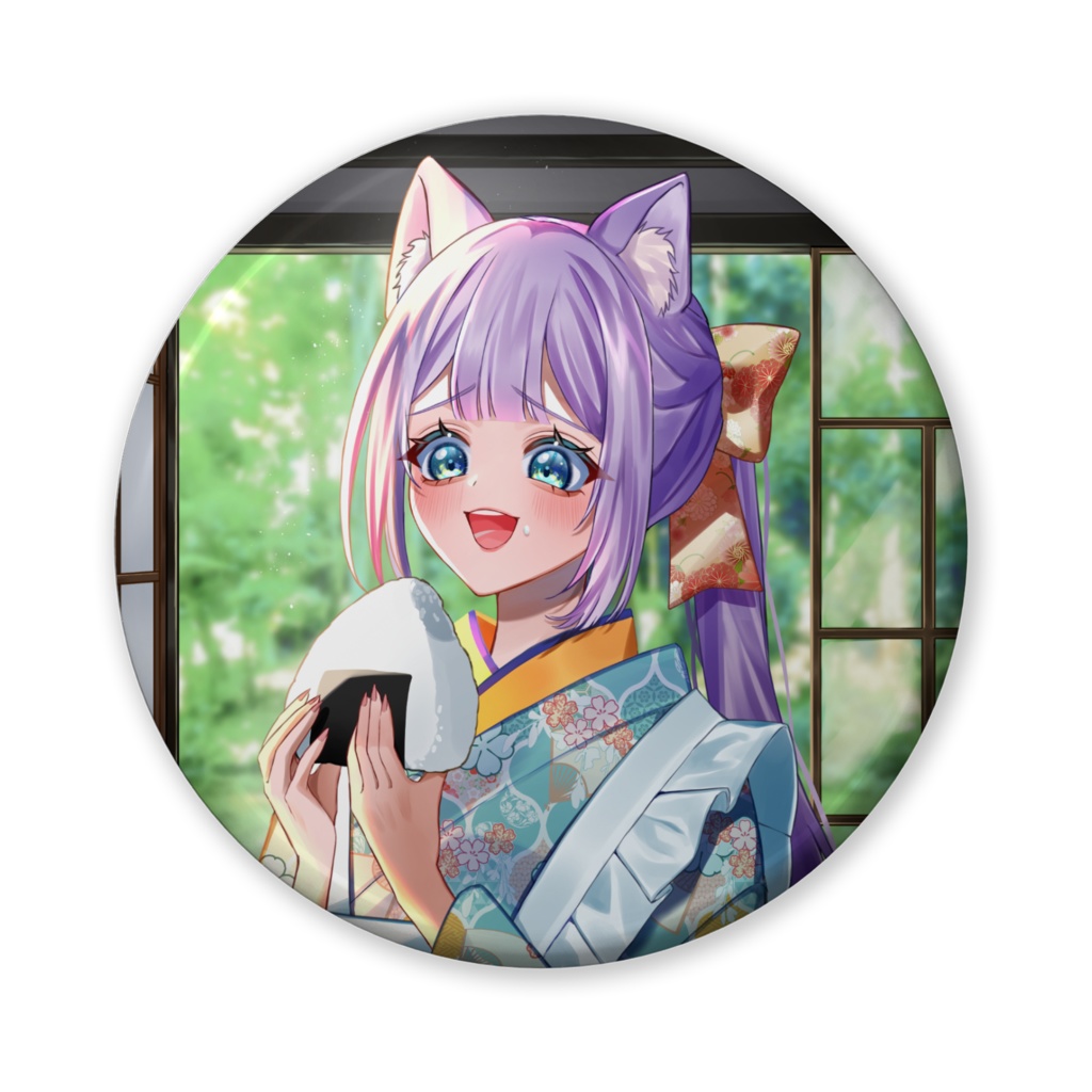 缶バッジ／ミツワライスコラボ記念／ブリキ(全2種)