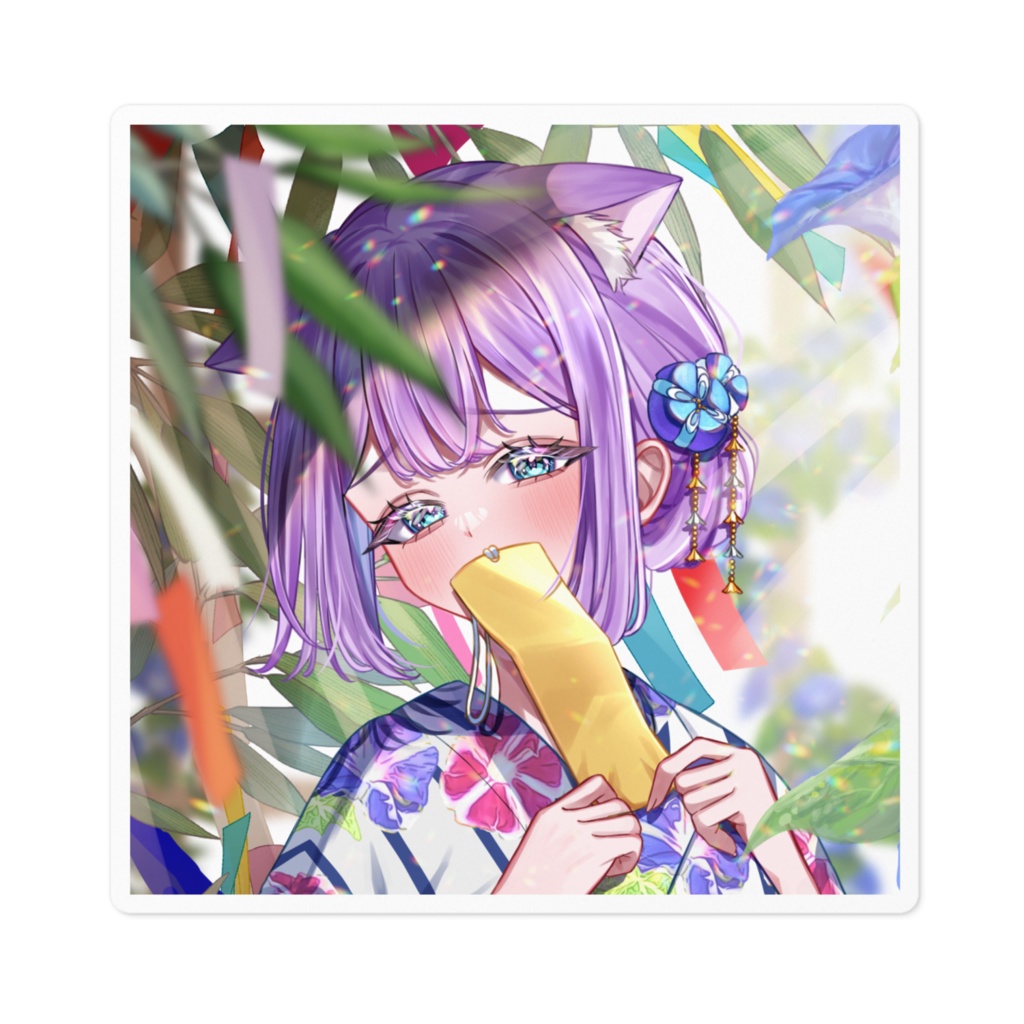 ステッカー/HICAT夏コラボ記念(七夕)(全2種)