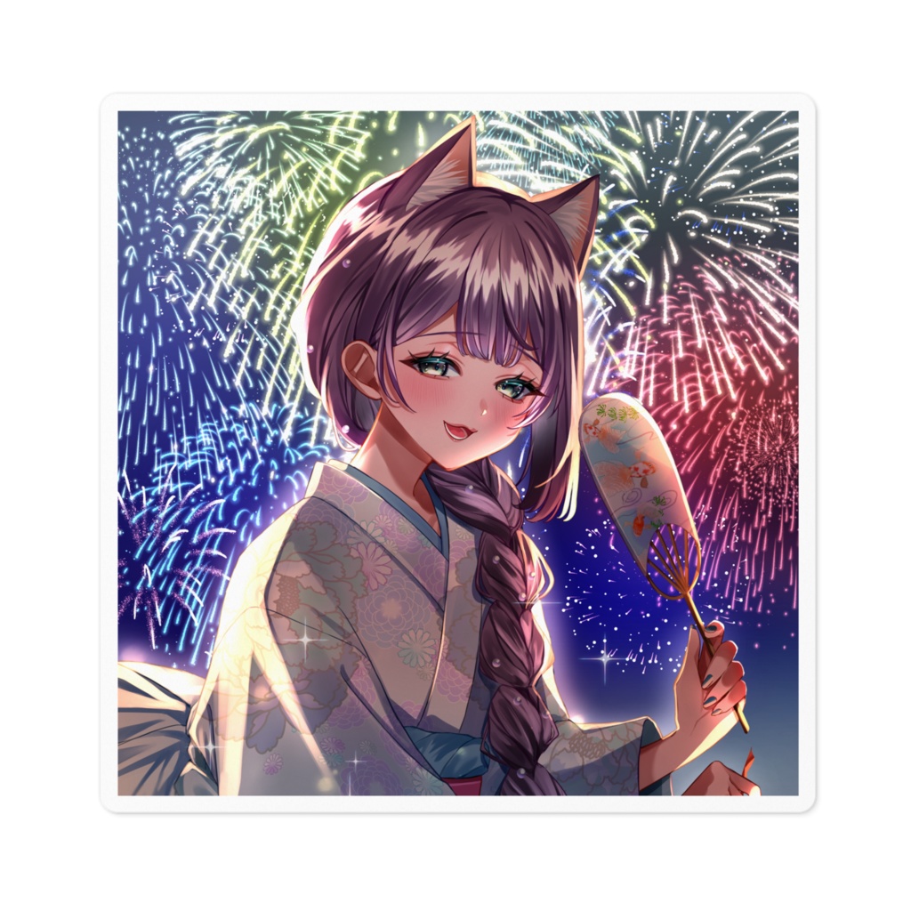 ステッカー/HICAT夏コラボ記念(花火)(全2種)