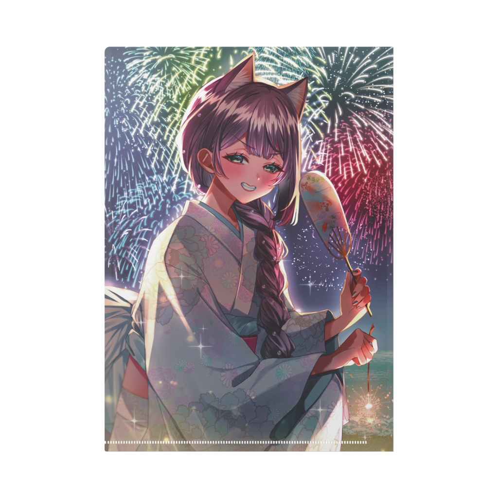クリアファイル/HICAT夏コラボ記念(花火)(全1種)