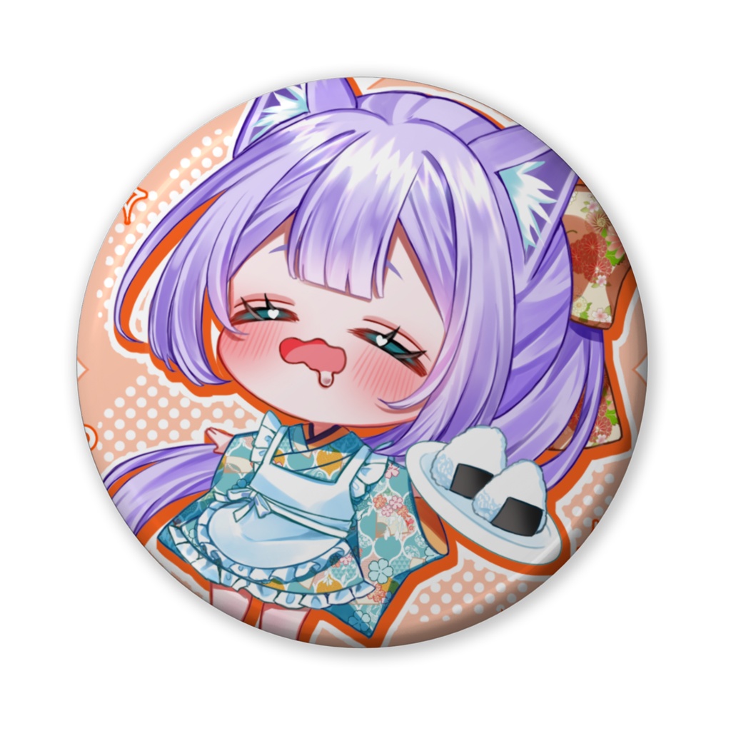 缶バッジ／ミツワライスコラボ記念SD／ブリキ