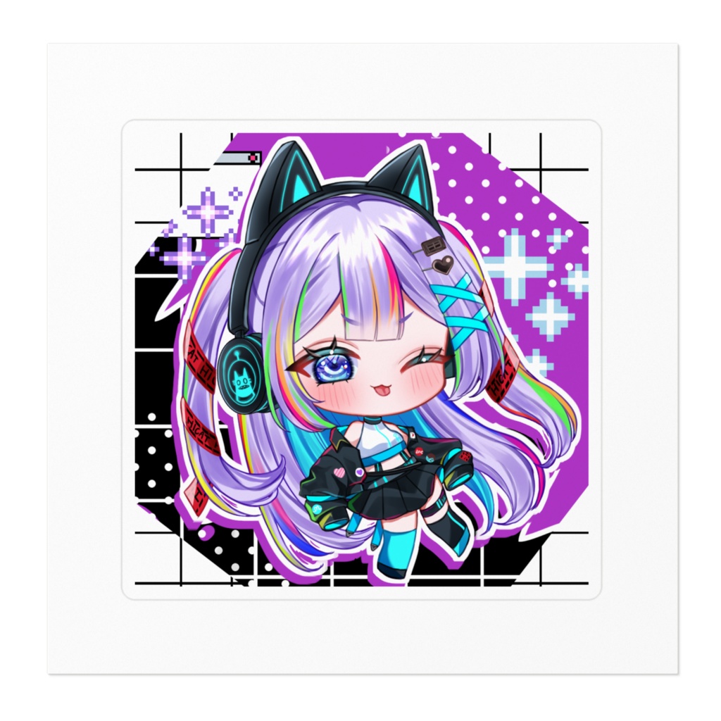 ステッカー/HICATバレンタインコラボ記念SD