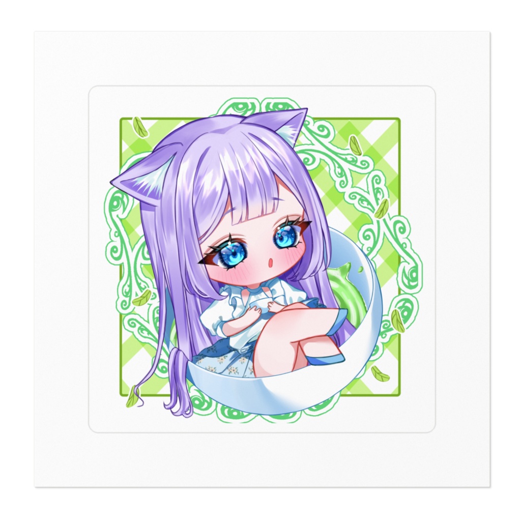 ステッカー/茶来未VTuberアンバサダー就任記念SD