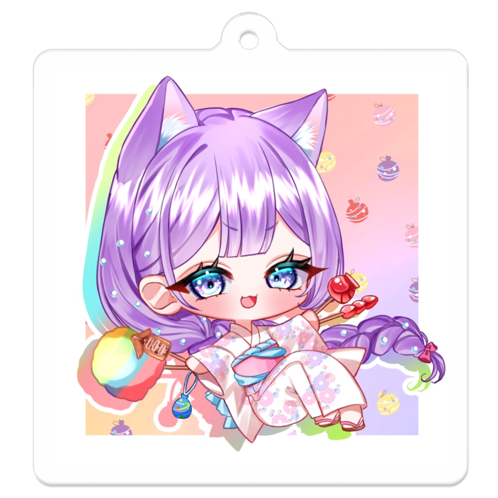 アクリルキーホルダー／HICAT夏コラボ記念SD