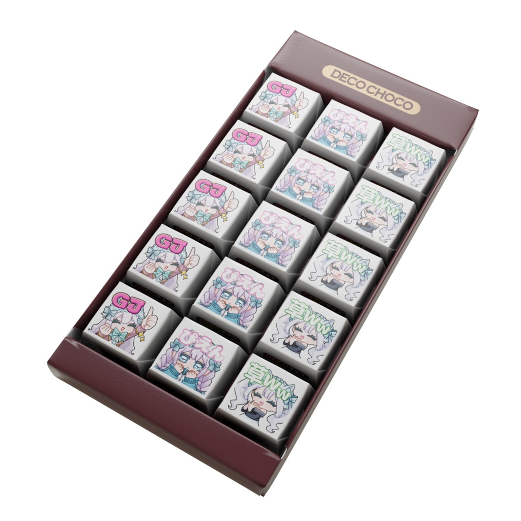 じゅりりんチョコレート(絵柄3種)