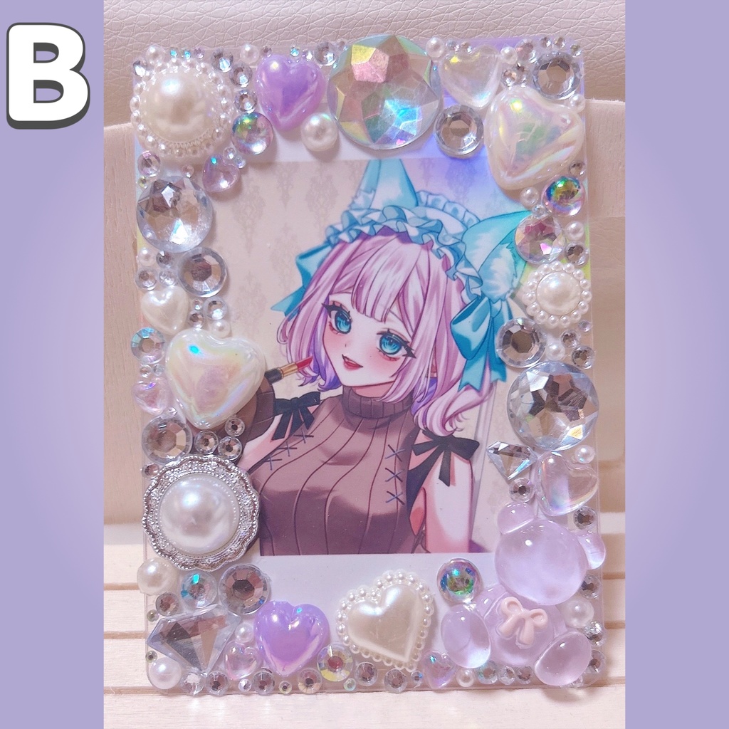 気まぐれじゅりりんお手製♡デコ硬質ケース【ハンドメイド】