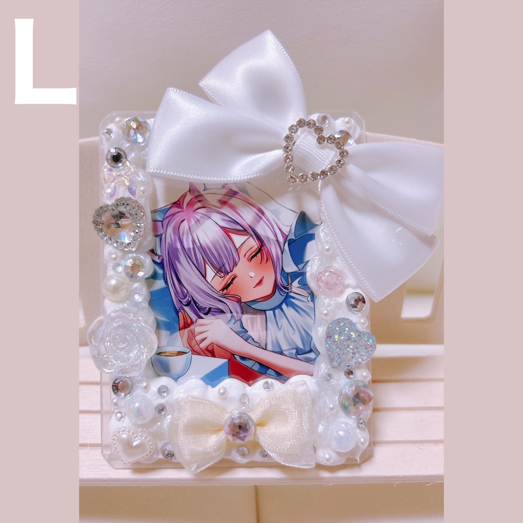 【ハンドメイド】硬質ケースデコ♡B8【ホイップ&埋めつくし】
